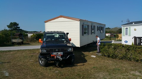 MISE EN PLACE, CALAGE MOBIL HOME