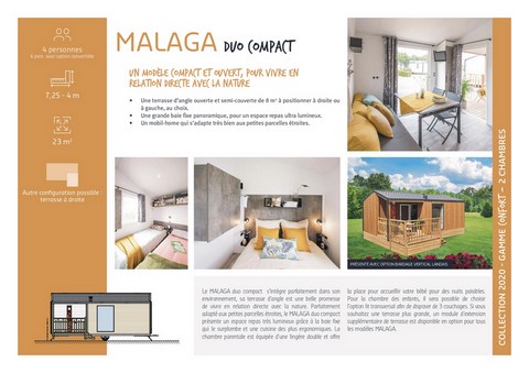 Mobil home MALAGA Duo compact 2020