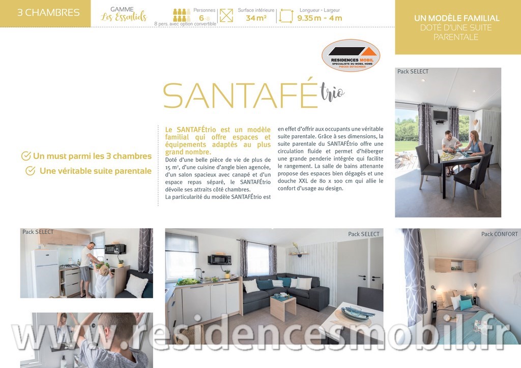 MOBIL HOME SANAT FE TRIO 2019