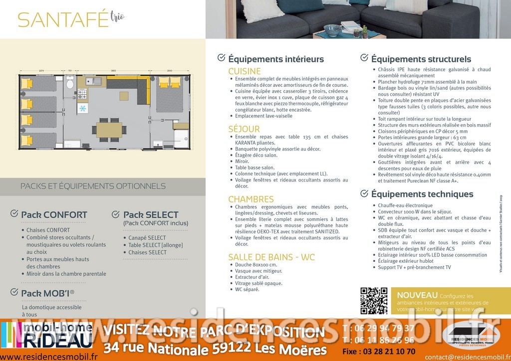 MOBIL HOME SANTA FE TRIO 2019
