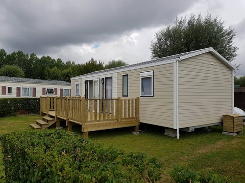 Terrasse en bois de mobil home