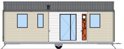 Extérieur mobil home BERMUDES TRIO Modulo 2020