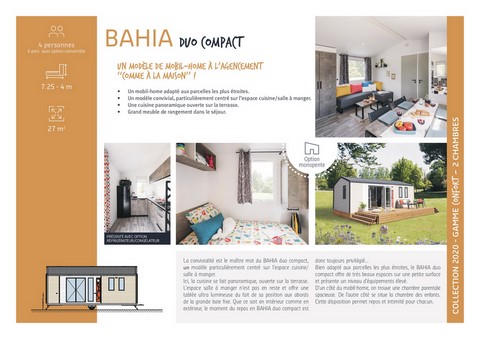 Fiche technique BAHIA DUO compact 2020