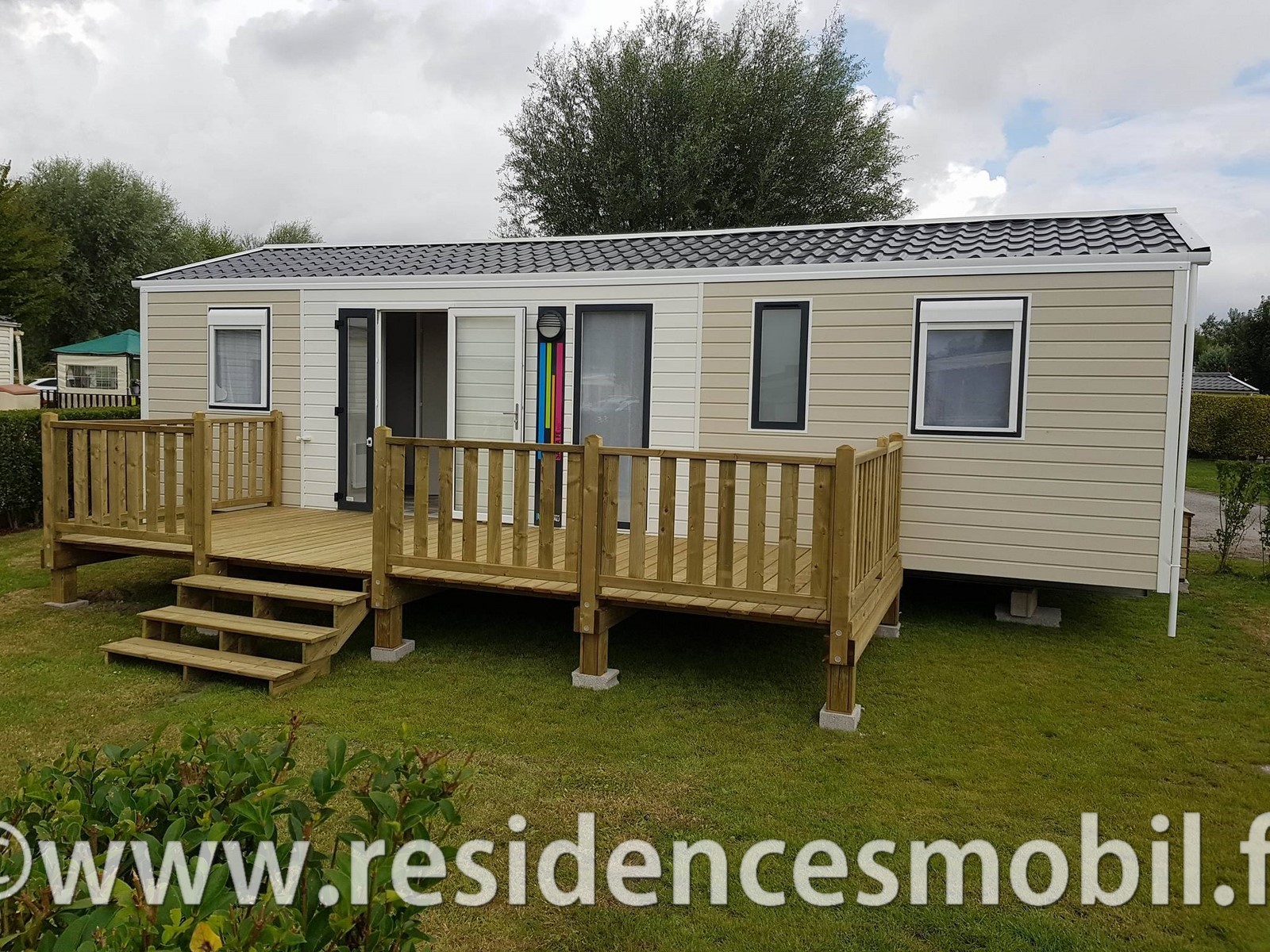 Terrasse pour mobil home